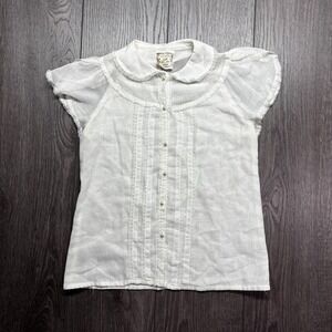 Gunne Sax White Blouse